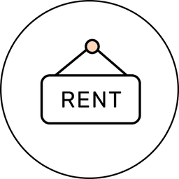 Rent a home icon